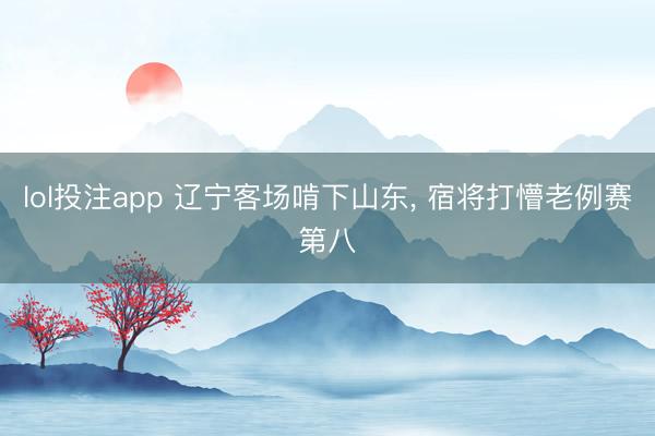 lol投注app 辽宁客场啃下山东， 宿将打懵老例赛第八